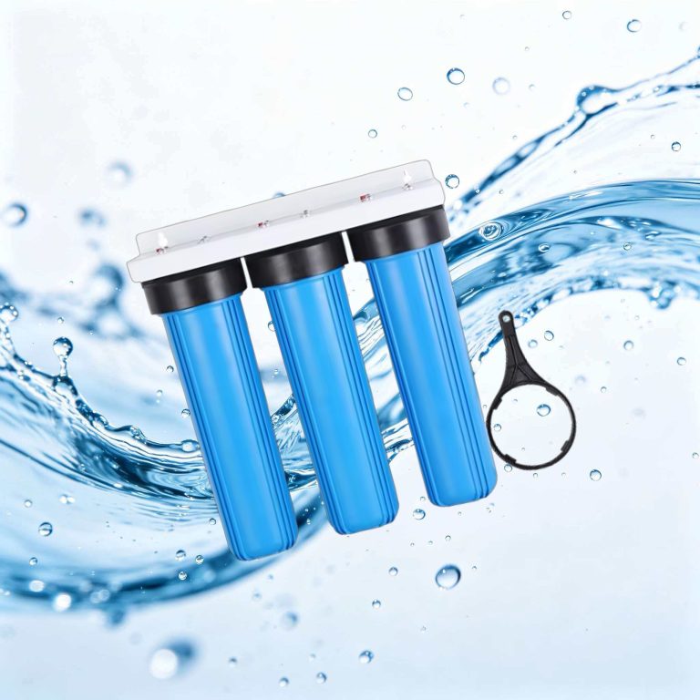 3 Stage Water Filter System Housing 20 Inches PP CTO UDF Cartridge 1