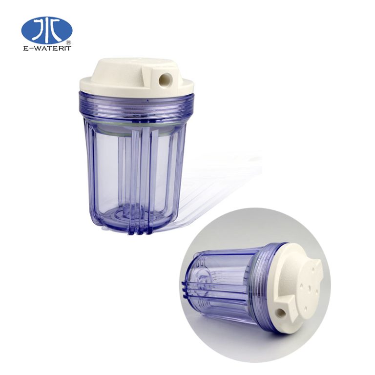 5-Inch Transparent Brass Port Water Filter Housing 3